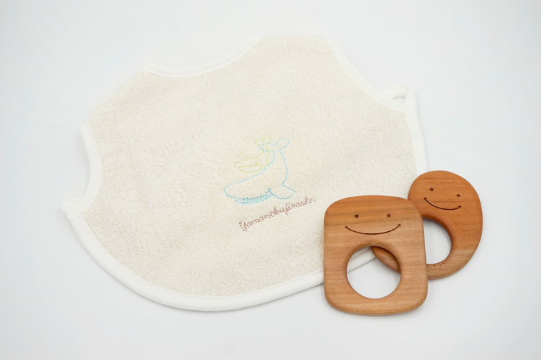 ベビーギフト 歯がため&スタイ