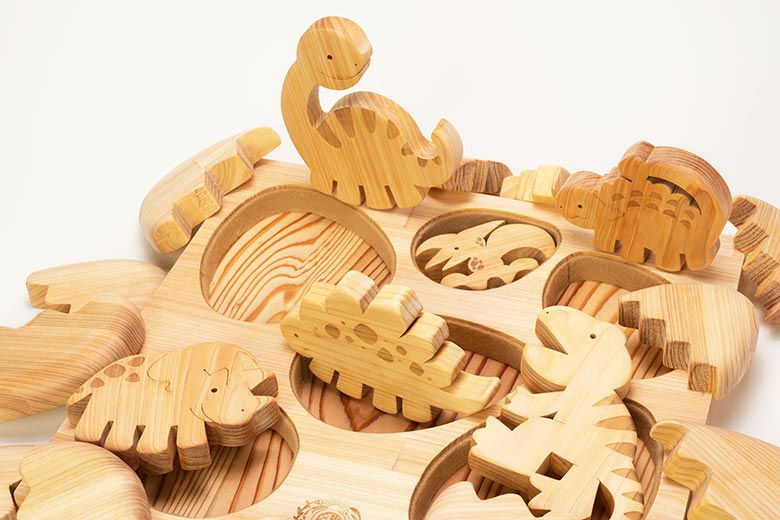 かくれんぼパズル きょうりゅう