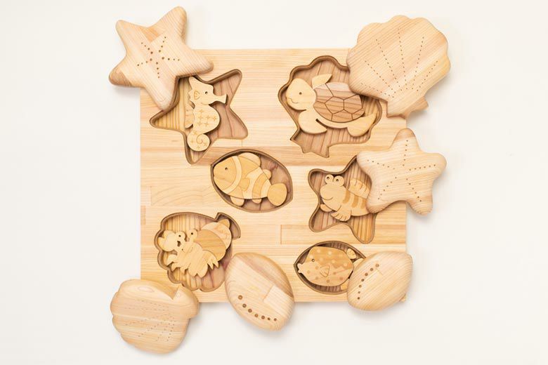 かくれんぼパズル うみべ