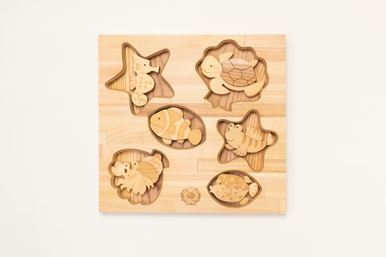 かくれんぼパズル うみべ