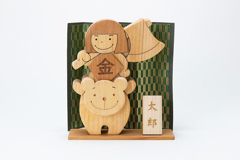 五月人形（金太郎） 出産・節句祝いに木のおもちゃ