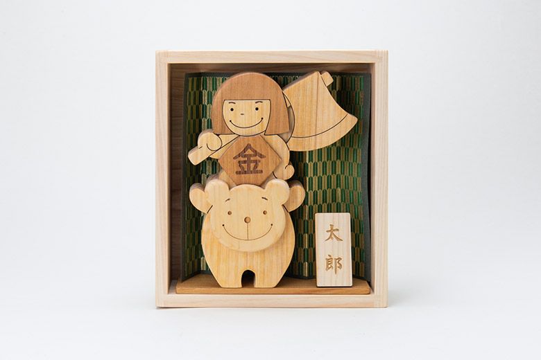 五月人形（金太郎） 出産・節句祝いに木のおもちゃ